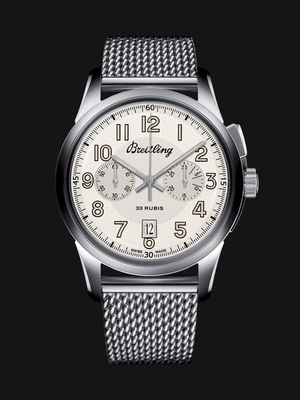 百年靈致敬偉大發(fā)明100周年    Breitling 推出全新越洋1915計時腕表 計時腕表 Breitling 百年靈 新表預覽  第4張