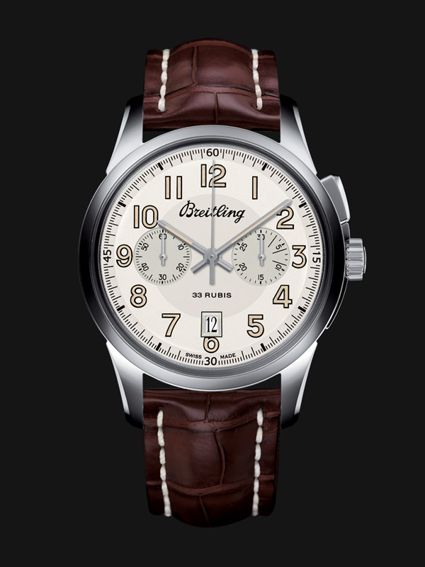 百年靈致敬偉大發(fā)明100周年    Breitling 推出全新越洋1915計時腕表 計時腕表 Breitling 百年靈 新表預覽  第5張